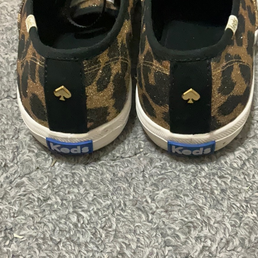 Keds for Kate Spade Glitter Leopard Print Sneakers - Picture 4 of 5
